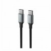 Dátový kábel Swissten Textile II USB-C / USB-C 1,5 M Čierny 71528203