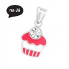 Strieborný Cupcake – Striebro 925, detský prívesok