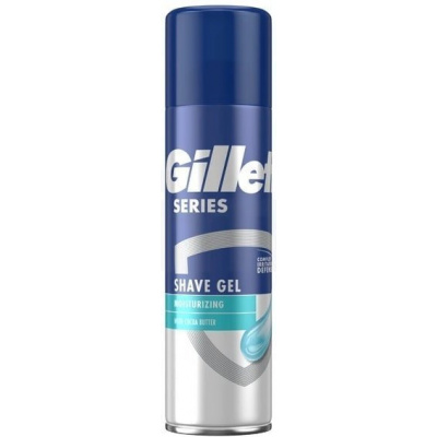 GILLETTE Series Moisturising, hydratačný gél na holenie 200 ml, Moisturizing