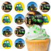 POPLATKY NA BÁBOVKY MUFFINKI sada na narodeniny 12ks - FARMA TRAKTOR