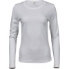 TEE JAYS TJ590 / Dámske tričko s dlhým rukávom - white L