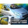 Plexi, ofuky Citroen Xsara Picasso 5D 1999 =>, + zadní