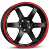Borbet DB8GT2 8.5x18 5x114.3 ET40 black matt rim red