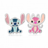 DISNEY strieborné náušnice Lilo & Stitch ES00088SL.CS