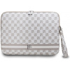DKNY PU Leather Checkered Pattern and Stripe Obal na Notebook 15/16