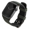 Remienok UNIQ Linus Airsoft Silikónový remienok na Apple Watch 42/44/45/Ultra 49 mm zelený UNIQ-45MM-LINUSGRN