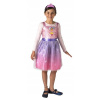 KOSTÝM BARBIE BIJOUX RUŽOVÝ FIALOVÝ LICENCOVANÝ 104