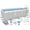 Záhradný bazén Avenli 400x207x122cm SET 17v1 + Kartušová filtrácia + Rebrík