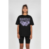 MJG Heavy Oversized Tee Ladies - BUTTERFLY ILLUSION - black XS