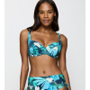 Plavky Triumph Summer Fleur WP 01 M025 F038 - Farba: M025 Turquiose Dark, Veľkosť: 38, Košíček: F