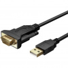 Techly IDATA USB2-SER-1A sériový kábel Čierna 1,5 m USB Typ-A DB-9 (IDATA-USB2-SER-1A)
