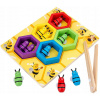 Drevená arkádová hra Montessori puzzle (Drevená arkádová hra Montessori puzzle)