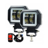 2x HALOGEN DENNÉ LED STRETÁVANIE KRUHY VYPÍNAČ 6D