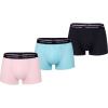 Tommy Hilfiger TRUNK 3 PACK PREMIUM ESSENTIALS čierna,ružová,tyrkysová Pánske boxerky M