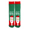 Virgina Virgina vianočné termo ponožky dámske santa claus 35-38 zelená