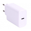 KOMA Napájací USB-C adaptér 20W pre Apple iPhone / iPad, rýchlonabíjací, biely