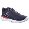 Pánska obuv Babolat SFX Evo Clay - black/fiesta red - Modrý (42)