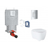 Grohe Uniset Set predstenovej inštalácie, klozetu, dosky SoftClose, tlačidla Skate Cosmopolitan a súpravy na vhadzovanie tabliet, chróm SANI15BB2119-GR