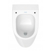 Duravit ME by Starck Pisoár, zadný prívod vody, Rimless, WonderGliss, biela 281230AC00