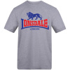 Lonsdale Printed Logo Tee Grey 2 L