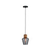 Paulmann Edla 79740 závesné svietidlo LED E27 20 W čierna, korková, dymová; 79740