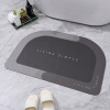 Polkruhový štýl MAT-001 50x80 cm super absorbent rohož (Polkruhový štýl MAT-001 50x80 cm super absorbent rohož)