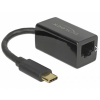 Delock USB 2.0 adaptér [1x USB-C® zástrčka - 1x RJ45 zásvuka] 65904; 65904
