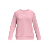 Dievčenská mikina Under Armour UA Rival Terry Crew ružová|YXL