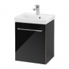 Villeroy & Boch Avento - Umývadlová skrinka, 43x51x35 cm, 1 dvierka, Crystal Black A88701B3