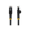 StarTech.com 1.5m CAT6 Ethernet Cable, 10 Gigabit Snagless RJ45 650MHz 100W PoE Patch Cord, CAT 6 10GbE UTP Network Cable w/Strain Relief, Black, Fluke Tested/Wiring is UL Certified/TIA - Category 6 -