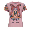 Desigual Tričká s krátkym rukávom FLOWER Ružová