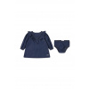 Šaty Levi's WILD WEST RUFFLE DRESS tmavomodrá farba, mini, áčkový strih, 1EN585 92