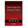 Canon Photo paper premium matte, PM-101, foto papier, matný, 8657B006, biely, A3, 210 g/m2, 20 ks, atramentový