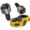 BLUETOOTH AUTOMOBILOVÝ FM TRANSMITER RYCHLÁ NABÍJAČKA QC 3.0 2x USB MP3 SD