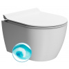 GSI PURA SHORT závesná WC misa, Swirlflush, 35x46cm, biela dual-mat 880209