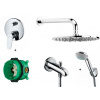 Hansgrohe Flush -Mounted Vanted+dažďová sprcha (Hansgrohe Flush -Mounted Vanted+dažďová sprcha)