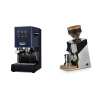 Gaggia New Classic EVO, blue + Eureka Mignon Single Dose, Chrome & Oak