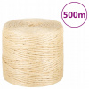 Jutové lano VidaXL 1 mm 1 m