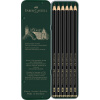 Faber-Castell, 115207, Pitt Graphite Matt, sada matných grafitových ceruziek, 6 ks
