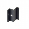 Koncová svorka pre fotovoltaické panely 30 mm, hliníková, čierna