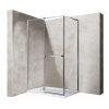 Sprchový kút - CAB 90x100, 8 mm extralínové sklo, delené dvere (Sprchový kút - CAB 90x100, 8 mm extralínové sklo, delené dvere)