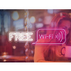 Fotověci Neonový Nápis Neon LED Free WiFi Internet (Vyrábíme i na Míru)