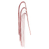 Steblo s pramienkami 120 cm, červená farba