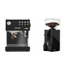 Ascaso Steel DUO PID, Black&Wood + Eureka Mignon Silenzio 55, BL black