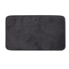 Gedy FUZZY kúpeľňová predložka, 50x80cm, 100% polyester, protišmyk, čierna SPH 96FY508014