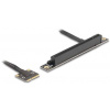 Delock Adaptér Mini PCIe Stecker zu PCIe 3.0 x16 Slot 90°