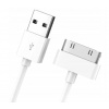 Kábel Forever USB - Apple 30-pin 1 m biely