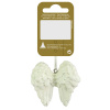 Anjelské krídla polyresin, biela, 6 cm