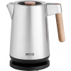 Rýchlovarná kanvica ECG RK 1767 Strix Timber 2200 W 1,7 l strieborná/sivá