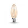 FILAMENT žiarovka - GOLD CANDLE - E14, Teplá biela, 4W, 350lm